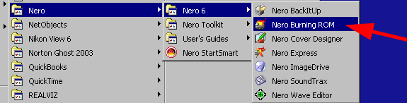 Nero 6 - Step 1