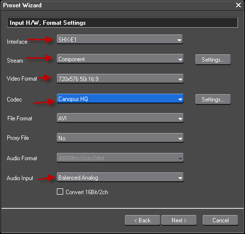 EDIUS 6 RS-422 Setup Step3