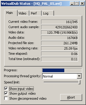 Virrtual Dub export dialog