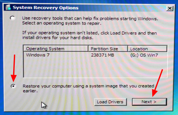 Win7 restore image step4