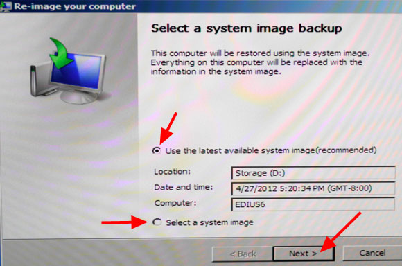 Win7 restore image step5