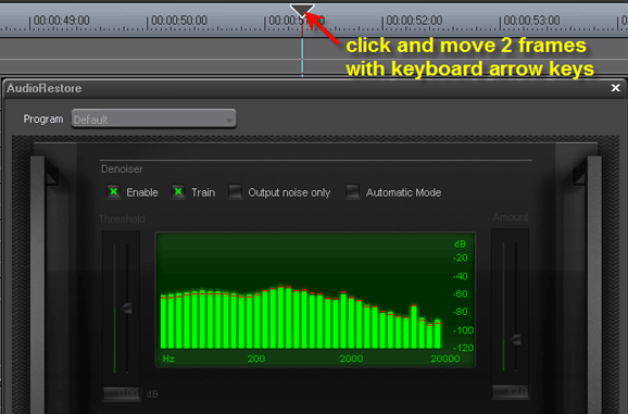 EDIUS and izoptone audio restore