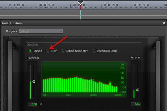 EDIUS and izoptone audio restore