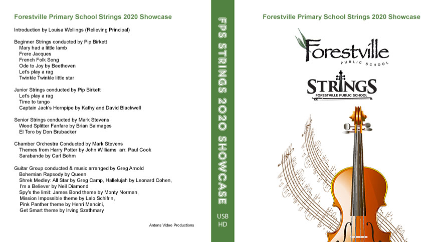 Forestville Primary School String Concert 2020