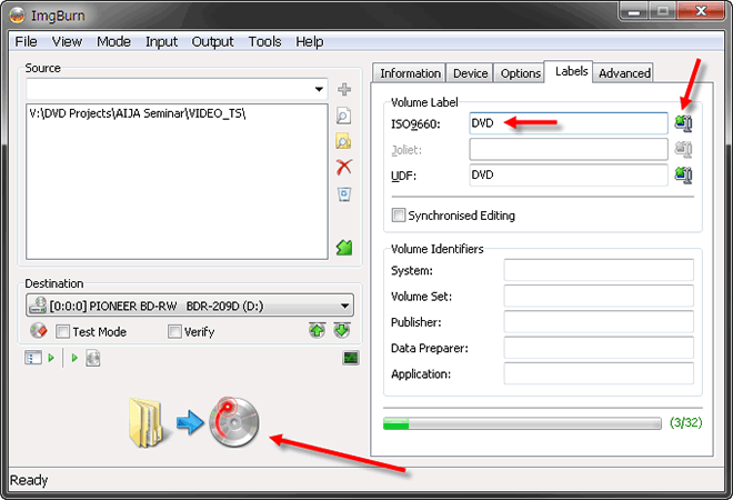 DVD with Imgburn - Step5