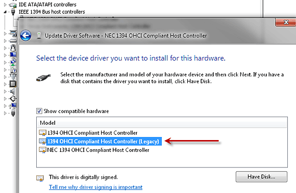 windows 10 1394 legacy driver download windows 10 1394 legacy driver download