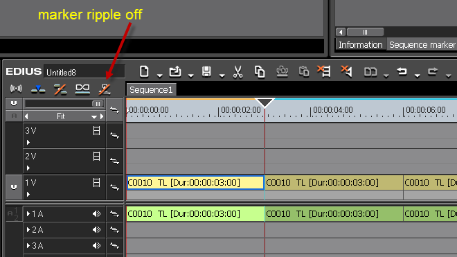 Marker Ripple set to off