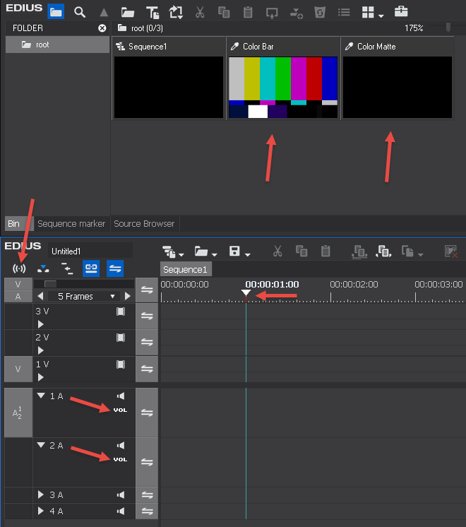 EDIUS Templates - Step1