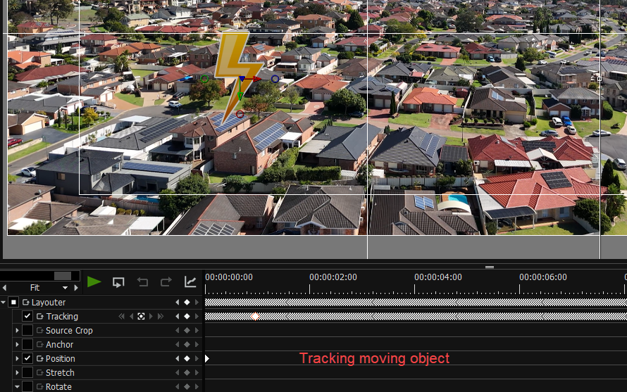 Tracking a moving object using EDIUS X or EDIUS 11