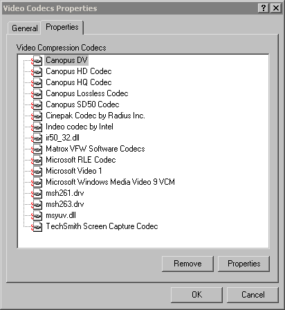 Matrox vfw software codecs - passlconsultancy